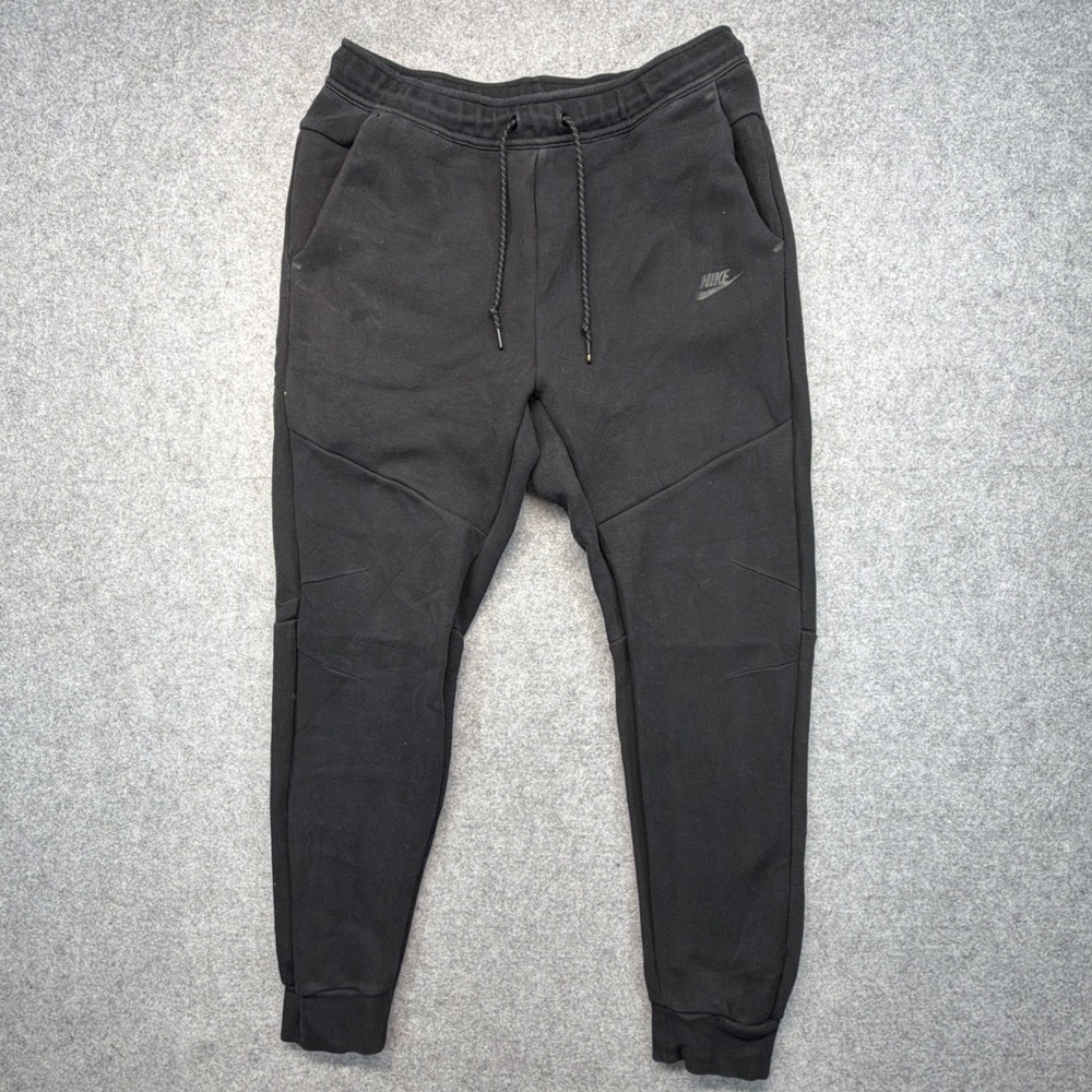 Nike Tech Fleece Pants Mens Large Black Slim Tapered Joggers Athletic HV0959-010